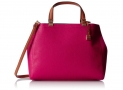 Tommy Hilfiger TH Hinge Convertible Shopper Shoulder Bag, Raspberry/Navy, One Size $48.48