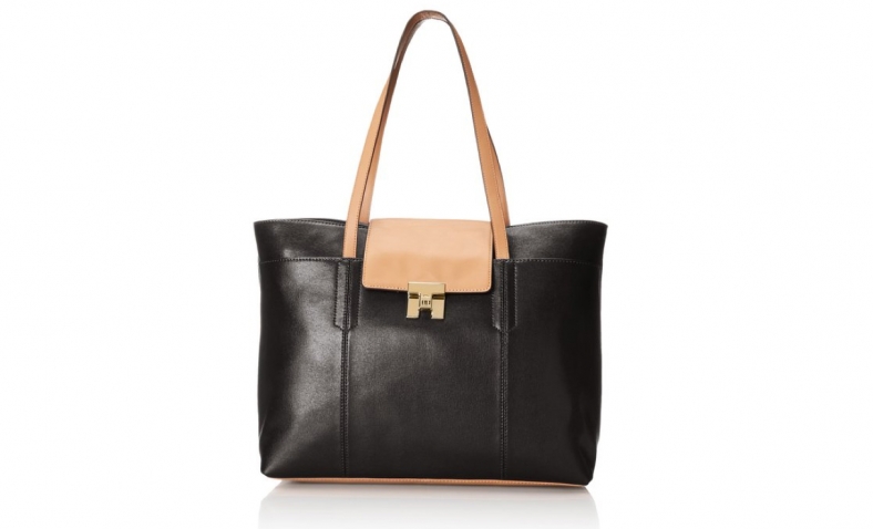 Tommy Hilfiger Turnlock Travel Tote, Black, One Size$50.82