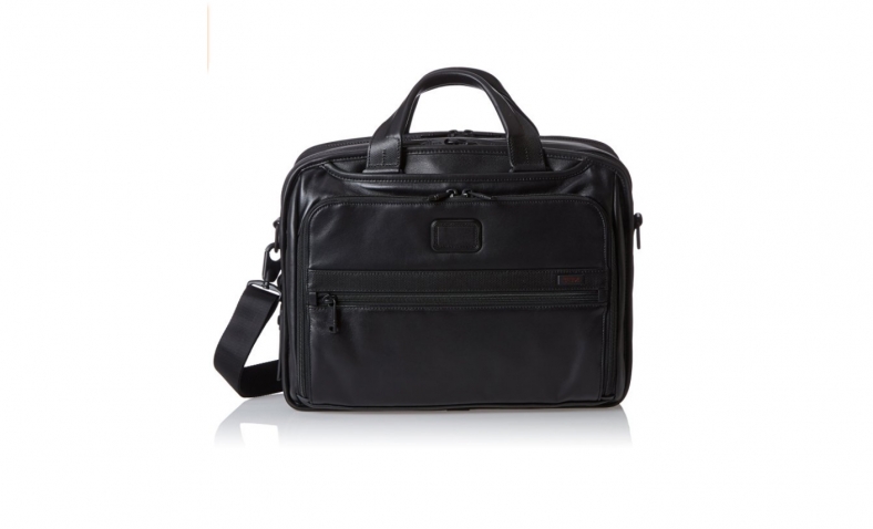 36% off  Tumi Alpha 2 Organizer Leather Brief $406.67