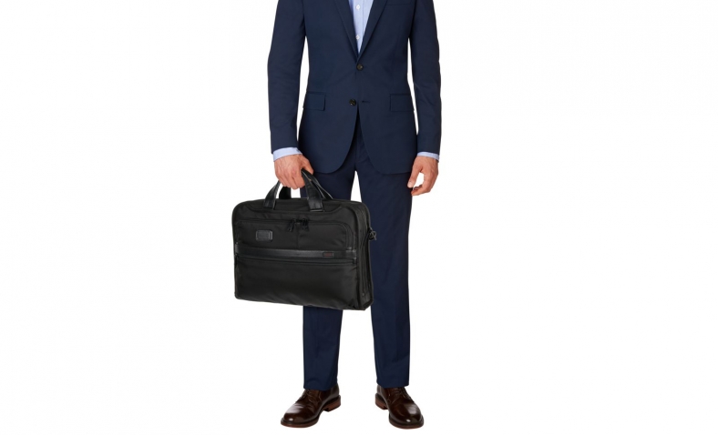 36% off  Tumi Alpha 2 Organizer Leather Brief $406.67