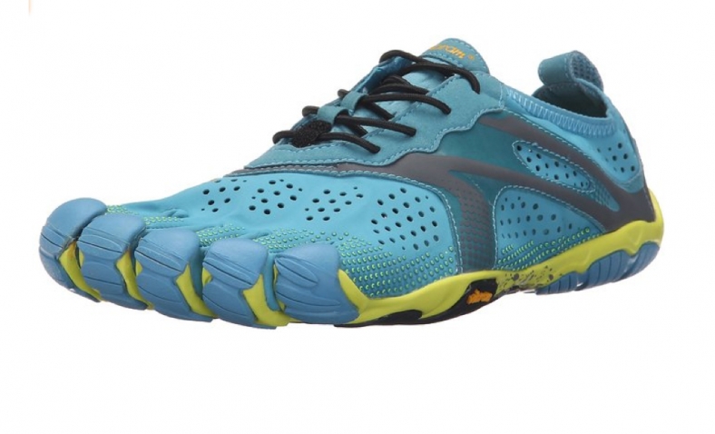 Vibram Men’s V-Run Running Shoe, Blue/Yellow, 41 EU/9-9.5 M US$67.08