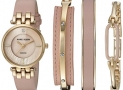 Ennding soon! 66% off!  Anne Klein Women’s AK2684LPST Diamond-Accented Gold-Tone Watch $49.99