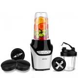  55% off! BESTEK 1000 Watts Juice Blender Personal Fruit Mixer Grinder with Glass Jar and Chopper, Silver $44.99