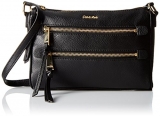Calvin Klein Classic Pebble Cross Body, Black/Gold$69.59