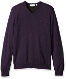 78% off!  Calvin Klein Men’s Merino Solid V-Neck Sweater $19.99
