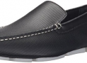 Calvin Klein Men’s Miguel Diamond Perf Slip-On Loafer,Black,7 M US$63.99