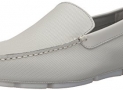 Calvin Klein Men’s Miguel Diamond Perf Slip-On Loafer,Light Grey,9 M US $35.31