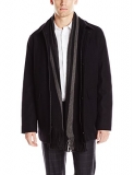 83% off! Calvin Klein Men’s Wool Scarf Coat $51.52
