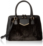 Calvin Klein on My Corner Saffiano Faux Fur Satchel $98.94