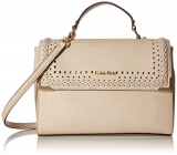 Calvin Klein on My Corner Saffiano Satchel, Wheat Braid $67.76