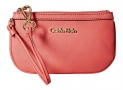 Calvin Klein Saffiano Wristlet Handbag, Salmon, One Size $26.26