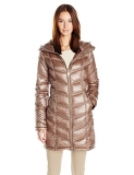 Calvin Klein Women’s Chevron Down Coat, S $60.59
