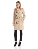 Black Friday  Calvin Klein Women’s Rain Jacket Double Breasted Trench $62.99