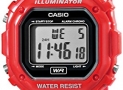 60% off!  Casio F-108WHC-4ACF Classic Red Stainless Steel Watch $10.06