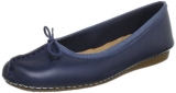 Clarks Womens Freckle Ice Closed, Blue – Blau (Navy Leather), 6 UK (39.5 EU)  £25.00