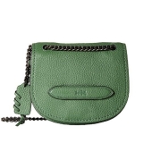 Coach Small Shadow Crossbody in British Racing Green Pebble Leather $139.99