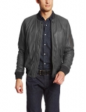 Diesel Men’s L-Devra Leather Jacket, Black, Large $230.21