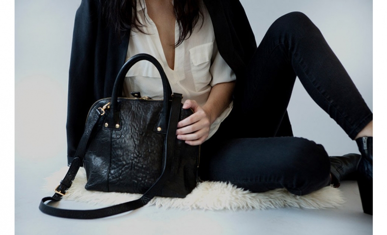 ellington Emma Satchel Shoulder Bag, Black, One Size$66.85