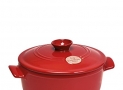 Emile Henry Flame Round Stewpot Dutch Oven, 2.6 Quart, Burgundy $65.35