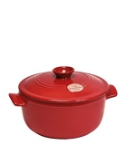 Emile Henry Flame Round Stewpot Dutch Oven, 2.6 Quart, Burgundy $65.35