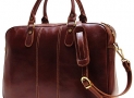 Floto Venezia Slim Brown Briefcase Attache Laptop Case $148.85