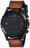 Fossil Q Nate Gen 2 Hybrid Brown Leather Smartwatch $155.00