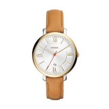43% off!  Fossil Women’s ES3737 Jacqueline Gold-Tone Stainless Steel Watch with Leather Band $65.49