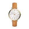 43% off!  Fossil Women’s ES3737 Jacqueline Gold-Tone Stainless Steel Watch with Leather Band $65.49