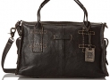 FRYE Artisan Zip Satchel, Black, One Size $166.03