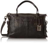 FRYE Artisan Zip Satchel, Black, One Size $166.03