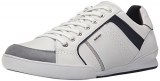 Geox Men’s U Kristof Fashion Sneaker, White/Shell Leather/Suede, 40 M US $46.32