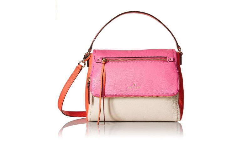 Kate Spade New York Cobble Hill Small Toddy Cross Body Tulip Pink/Bright Papaya/Porcelain$138.99