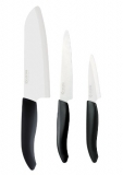 Kyocera Advanced Ceramic Revolution 3-Piece Ceramic Knife Set-( Includes 6-inch Chef’s Knife, 5-inch Micro Serrated Knife and 3-inch Paring Knife ) $50.12