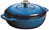 Lodge Color EC3D33 Enameled Cast Iron Dutch Oven, Caribbean Blue, 3-Quart $43.72