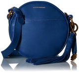 Lucky Brand Jordan Leather Round Cross Body Bag, Surf, One Size $62.21