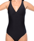 LUXE by Lisa Vogel Women’s Swimsuit, Black, 8$25.92