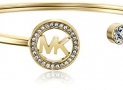 52% OFF!  Michael Kors MK Logo Bangle Bracelet $45.44