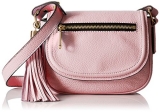 73% off MILLY Astor Small Saddle Cross Body, Blush $78.26
