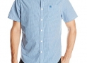 Original Penguin Men’s Mini Gingham Shirt, Snorkel Blue, Small$25.46