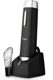 Ozeri OW05A Prestige Electric Wine Bottle Opener with Aerating Pourer and Foil Cutter $15.72