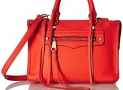 Rebecca Minkoff Micro Regan Satchel Cross Body, Poppy Red, One Size $109.99