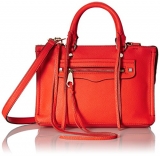 Rebecca Minkoff Micro Regan Satchel Cross Body, Poppy Red, One Size $109.99