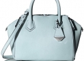 Rebecca Minkoff Mini Perry Satchel Shoulder Bag, Bleached Blue, One Size$149.99