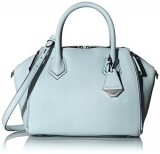 Rebecca Minkoff Mini Perry Satchel Shoulder Bag, Bleached Blue, One Size$149.99