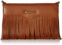 Rebecca Minkoff Universal Fringe Crossbody Iphone 6 Galaxy S6 Phone Wristlet, Almond, One Size$59.98