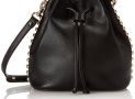Rebecca Minkoff Unlined Bucket Shoulder Bag (Black) $154.65