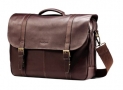 Samsonite Colombian Leather FlapOver Messenger Bag, Brown $82.49