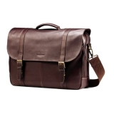 Samsonite Colombian Leather FlapOver Messenger Bag, Brown $82.49