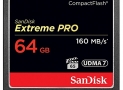 SanDisk Extreme PRO 64GB CF Memory Card $74.62