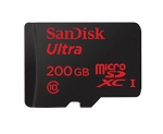 SanDisk Ultra 200GB microSDXC Card with Adapter $59.99